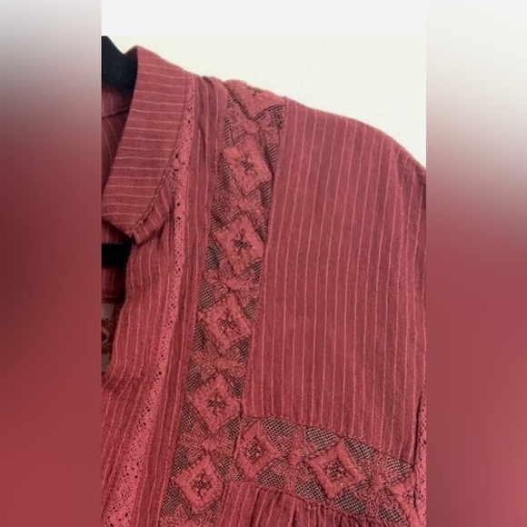 Free People Baby Bliss Tunic. Lovebird Combo Medium Oversized - Picture 5 of 12